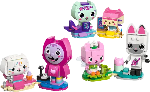 კონსტრუქტორი LEGO Gabby's Dollhouse Gabby's Brick-Built Cat Friends 11215