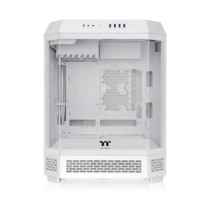 Thermaltake, The Tower 600 Snow Mid Tower Chassis Case White.