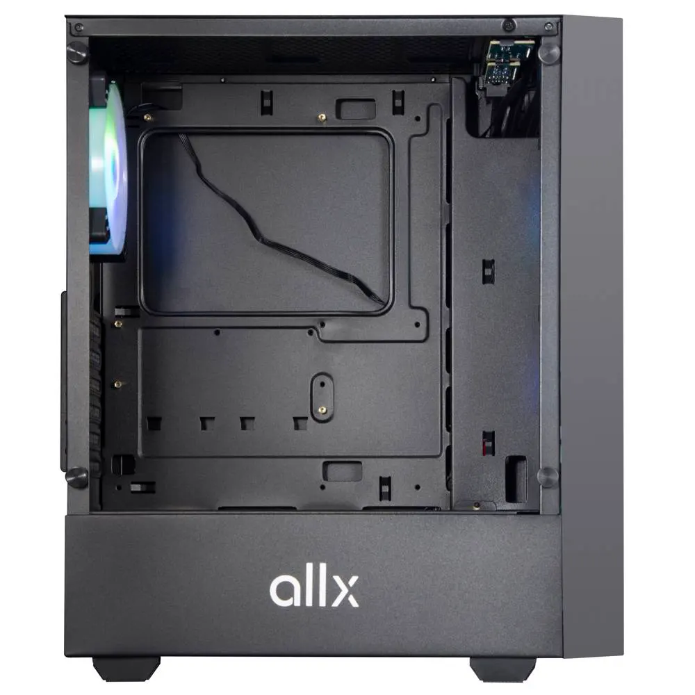 ქეისი ALLX AX-G2045, Computer Case, Micro-ATX, ATX, USB 3.0x1, USB 1.0x2, AUDIO, Black