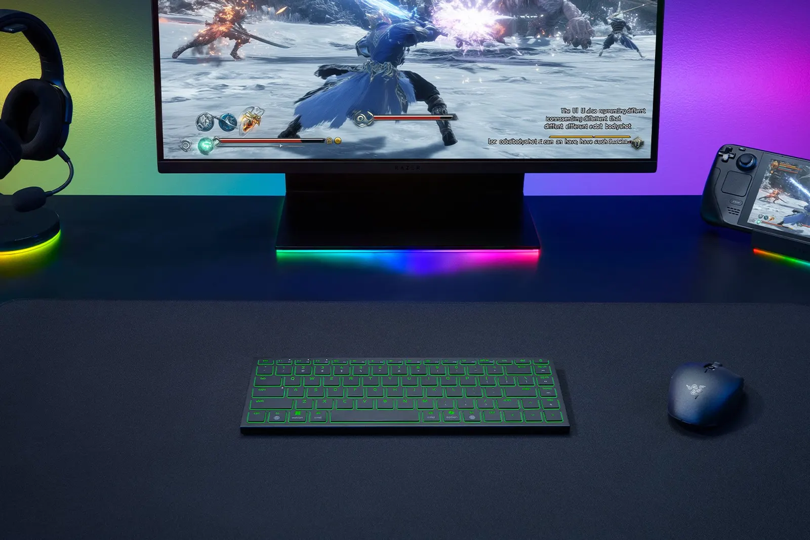 კლავიატურა Razer Keyboard Joro Ultra Low-Profile, 86key, BT, EN, RGB, black