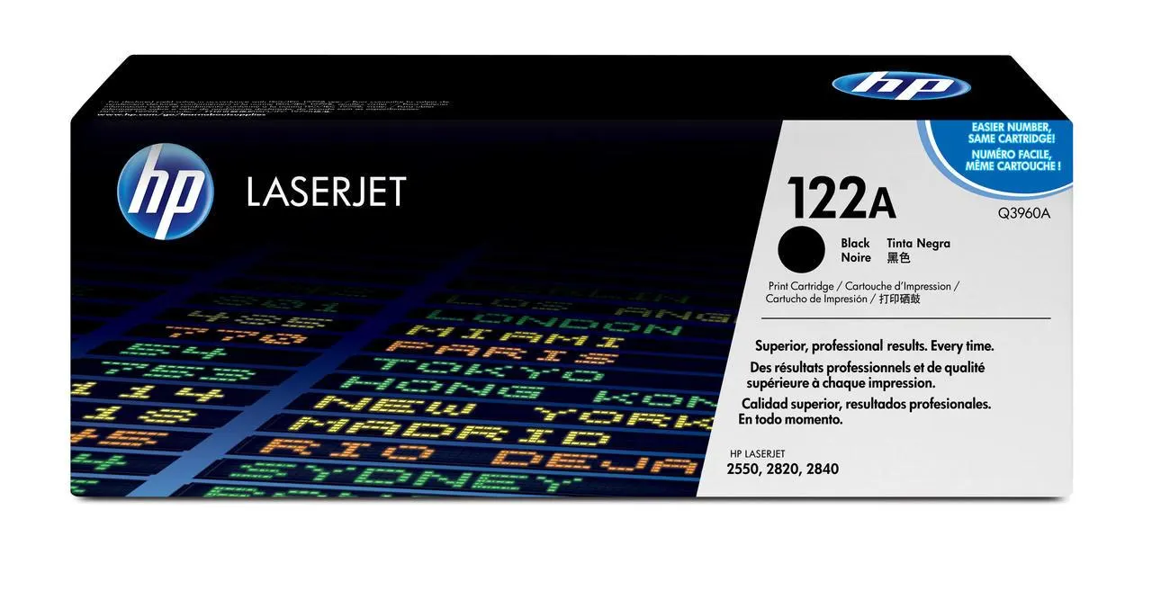 122A HP Toner Cartridge, Black Q3960A