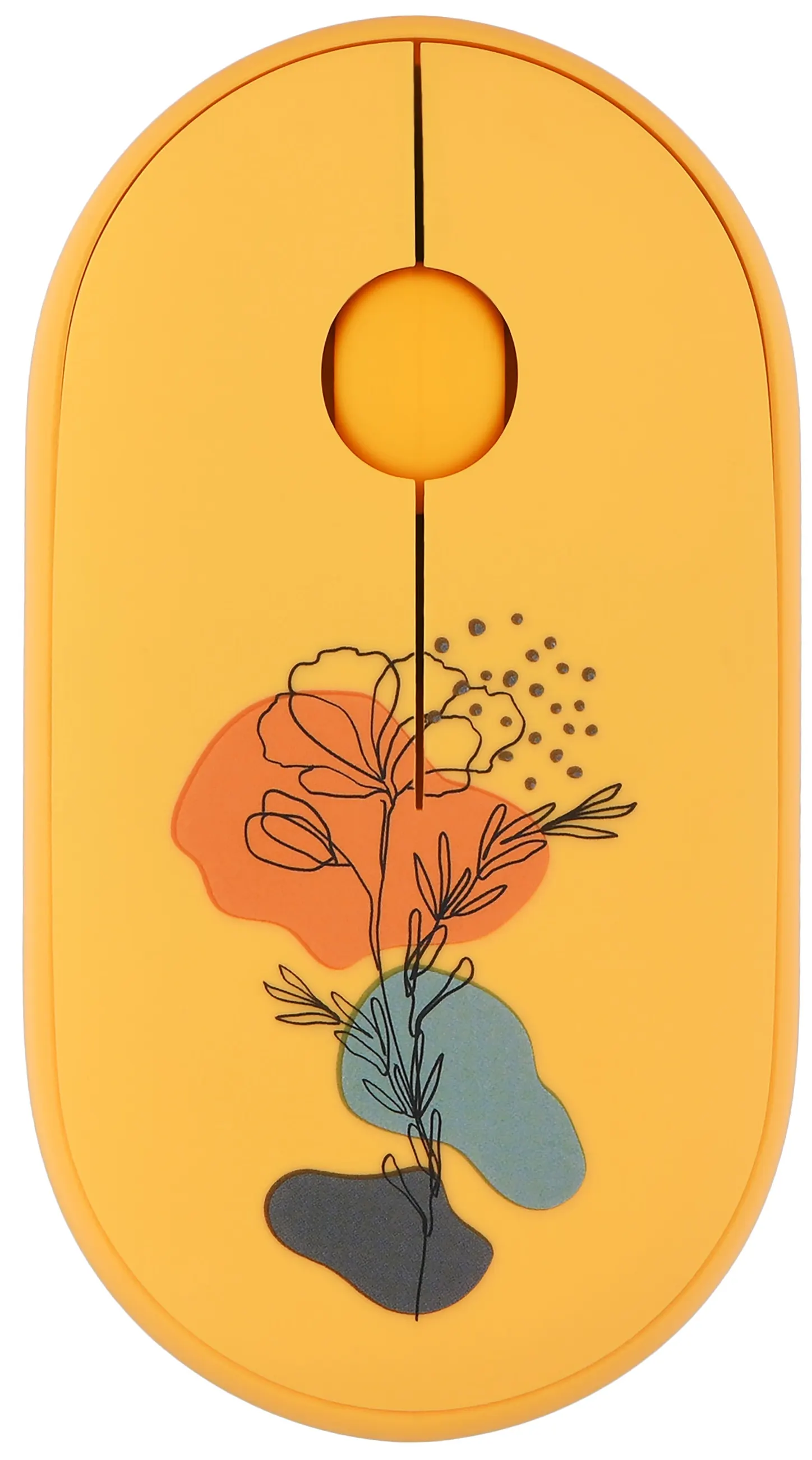 მაუსი 2E Mouse MF300 FLORA:POPPY Silent WL BT, Yellow
