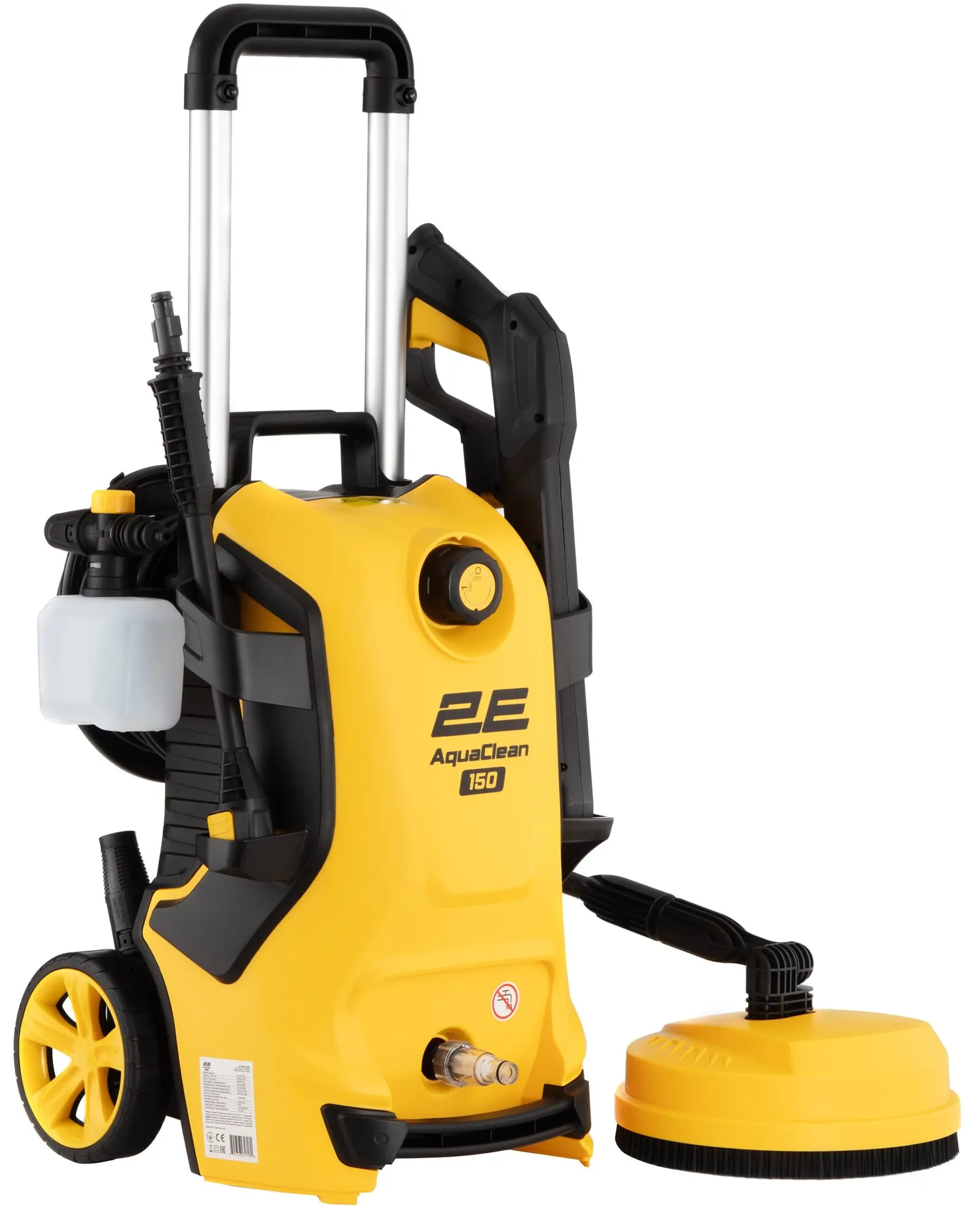 წნევით სარეცხი 2E High pressure washer 2E AquaClean 150plus 2000W 150bar 450l/h hose 8m patio brush 8.84 kg