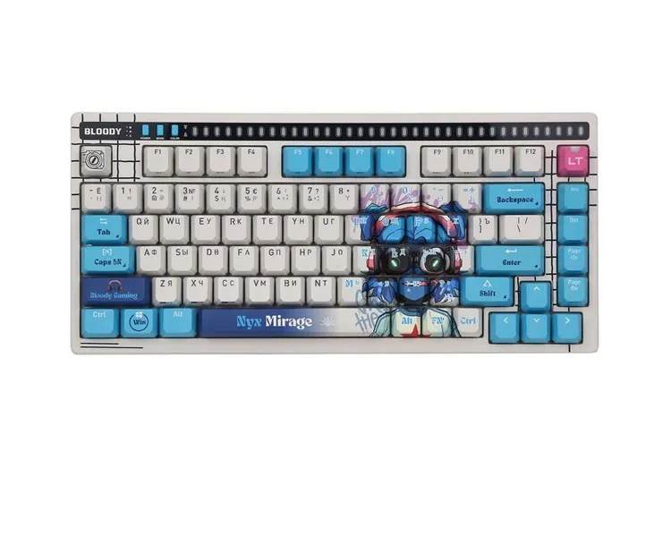 კლავიატურა A4tech Bloody AT75 Alpha Optical Switch Keyboard Nyx Mirage