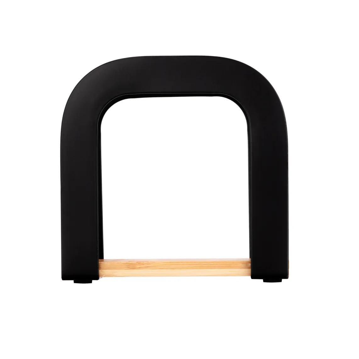 ხელსახოცის სადგამი Ardesto Napkin holder Midori 12x4.5x12cm, metal, bamboo, black