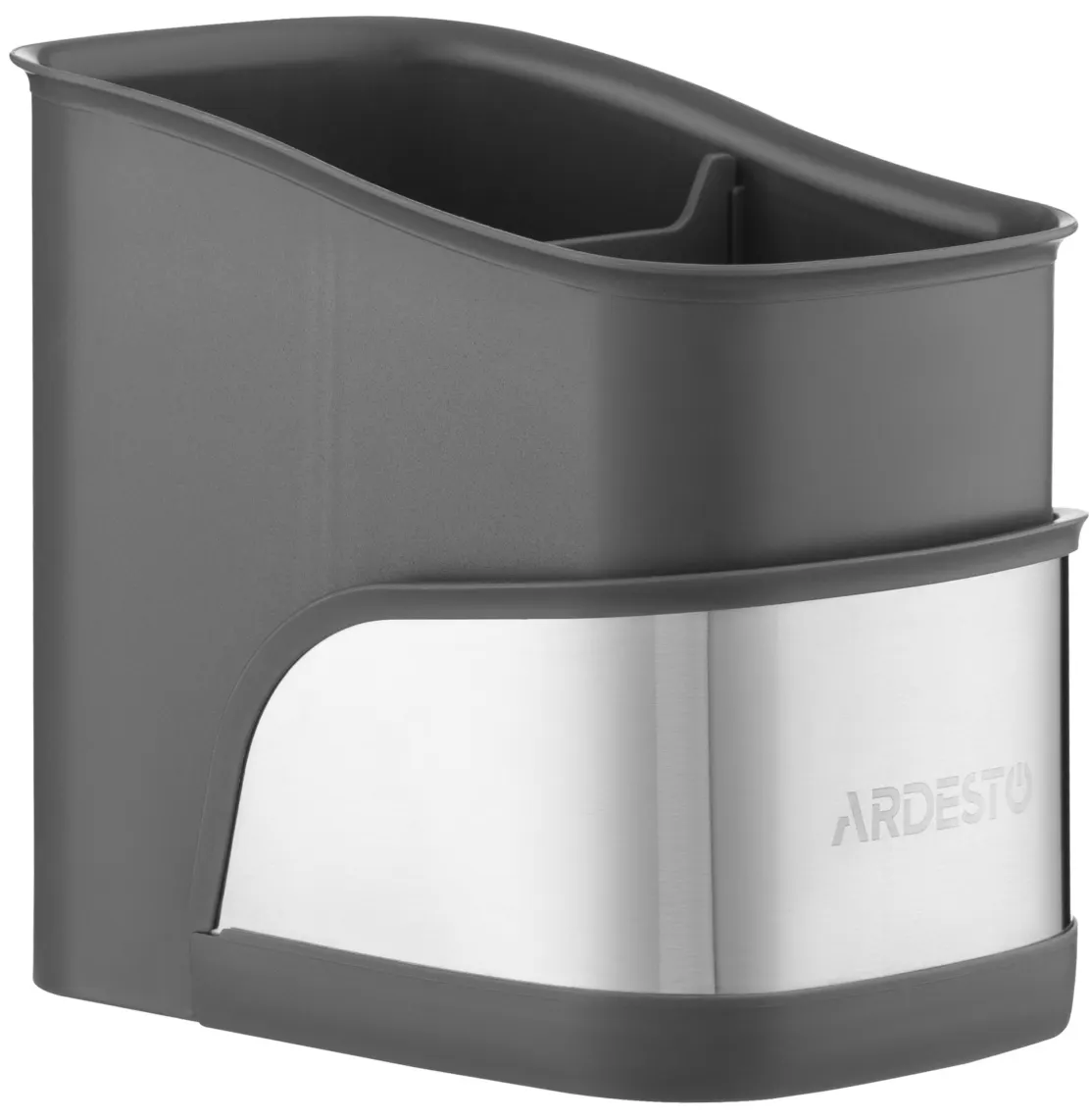 Ardesto Brush organizer Minimalism, 15x10x13.5cm, plastic, stainless steel, grey