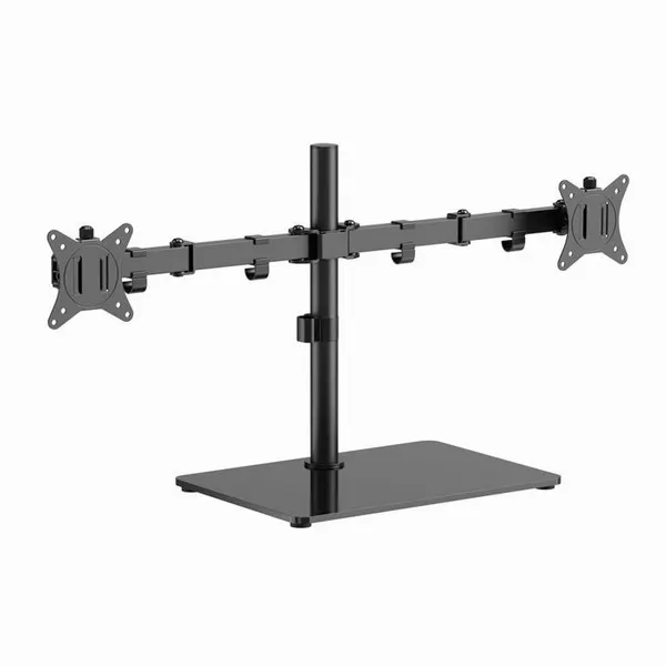 მონიტორის საკიდი Gembird Two Monitors Desktop Stand 17"-32"