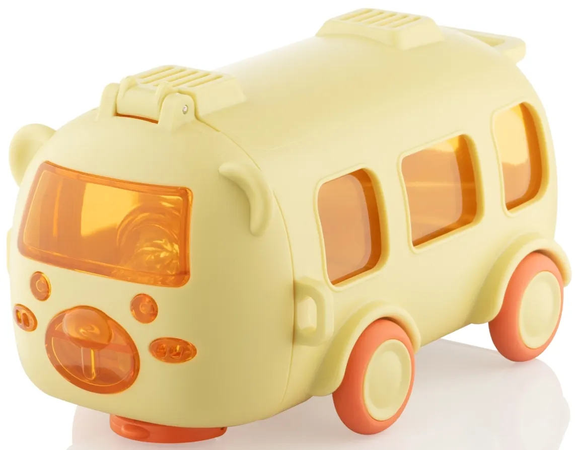 Ardesto Bottle Bear Bus 500ml, plastic, yellow