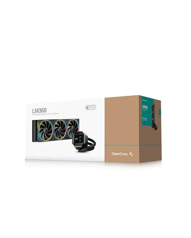 ქულერი Deepcool, LM360, Cooler, Liquid Cooler, Black