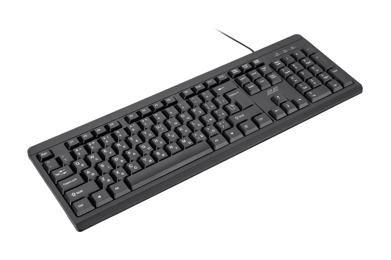 კლავიატურა-მაუსი 2E Combo keyboard and mouse MK401 USB-A, EN/UK, black