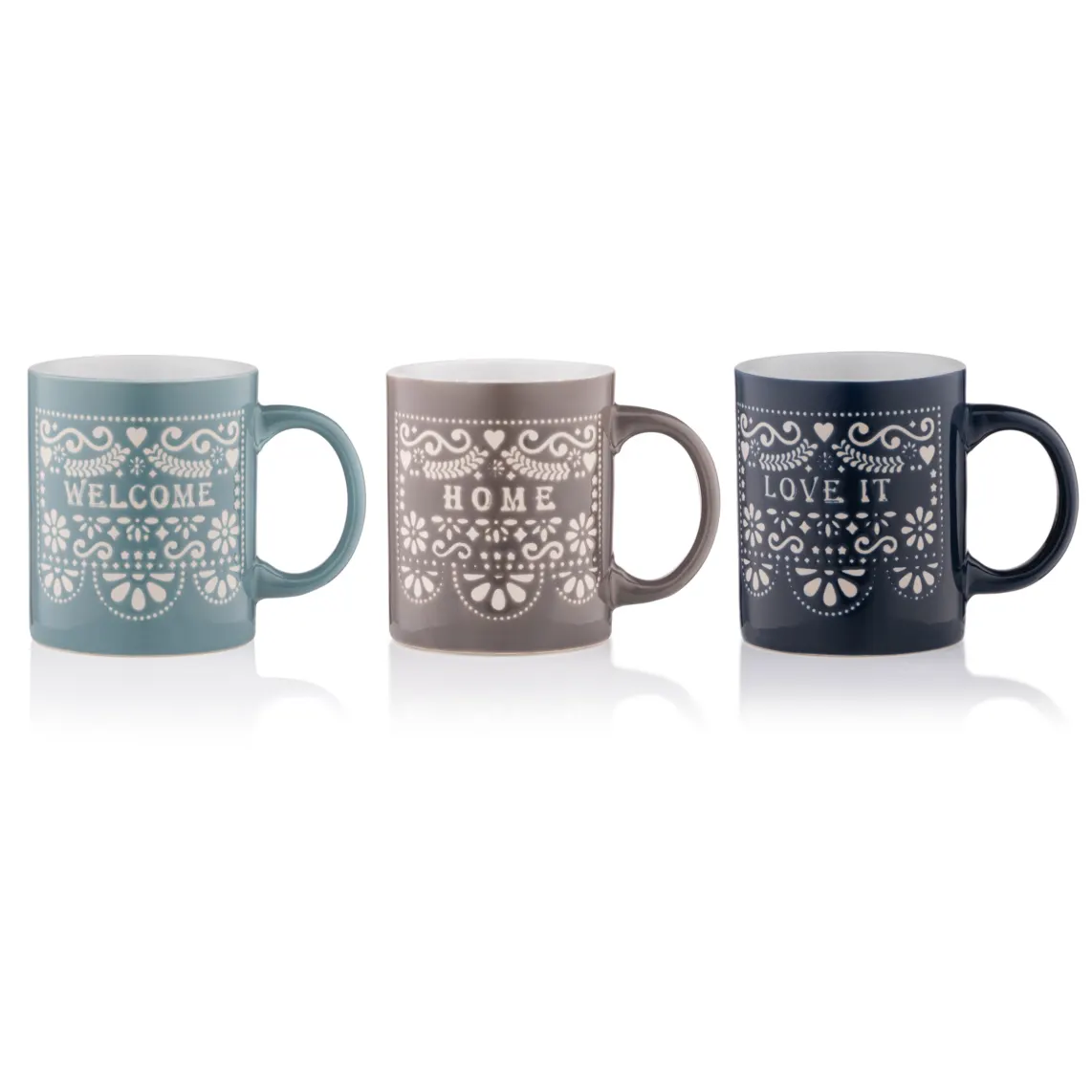 კათხა Mug ARDESTO Adorn, 320ml, ceramic, in assortment