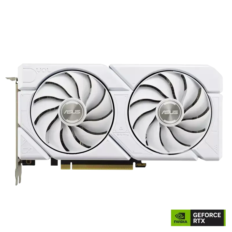ASUS Dual GeForce RTX™ 4060 EVO White OC Edition 8GB GDDR6