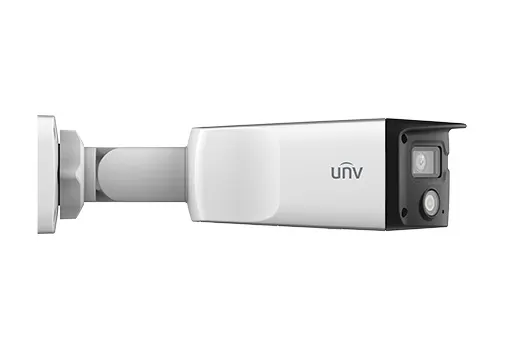 IP კამერა - 2*4მპ, 4მმ, Bullet, Mic, SD, ANR, UMD, Lighthunter, Uniview IPC2K24SE-ADF40KMC-WL-I0