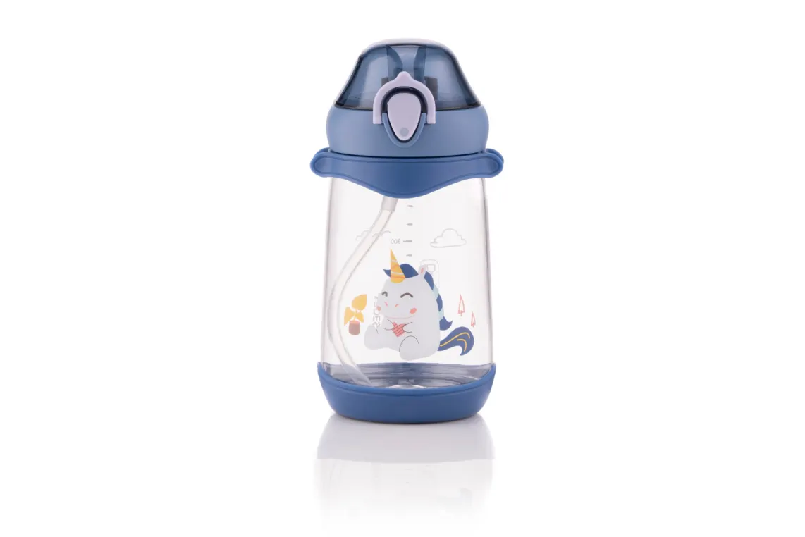 ბოთლი Ardesto Bottle for kids Unicorn, 500ml, plastic, blue