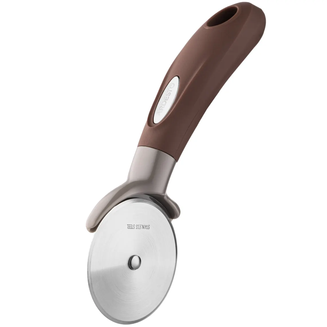 დანა Ardesto Pizza knife Gemini, 20cm, stainless steel, plastic, gray-brown