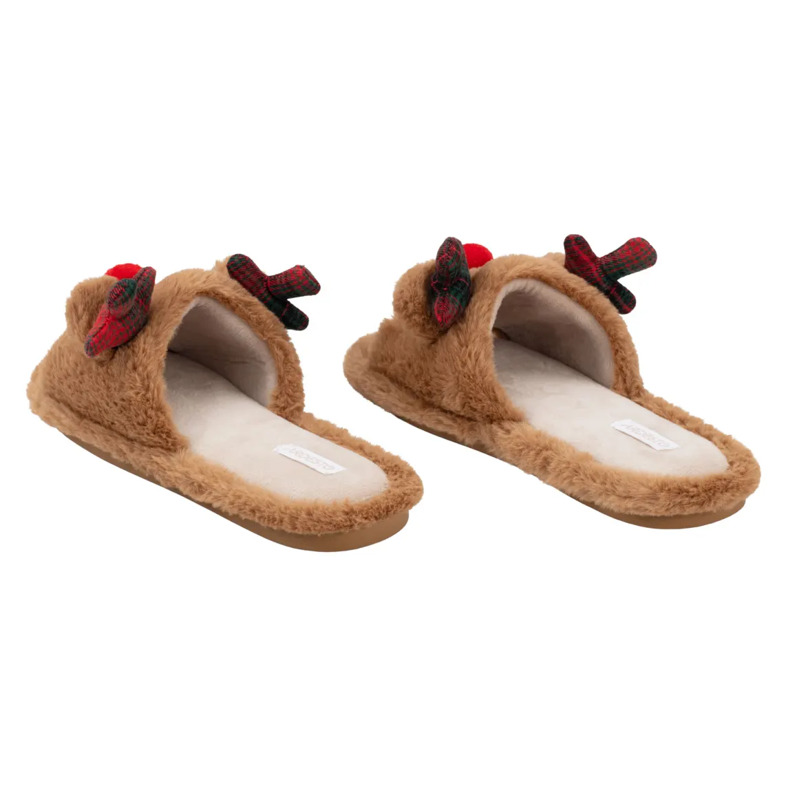 Ardesto Home shoes Christmas 36/37 size, 100% polyester, sole 100% rubber, brown