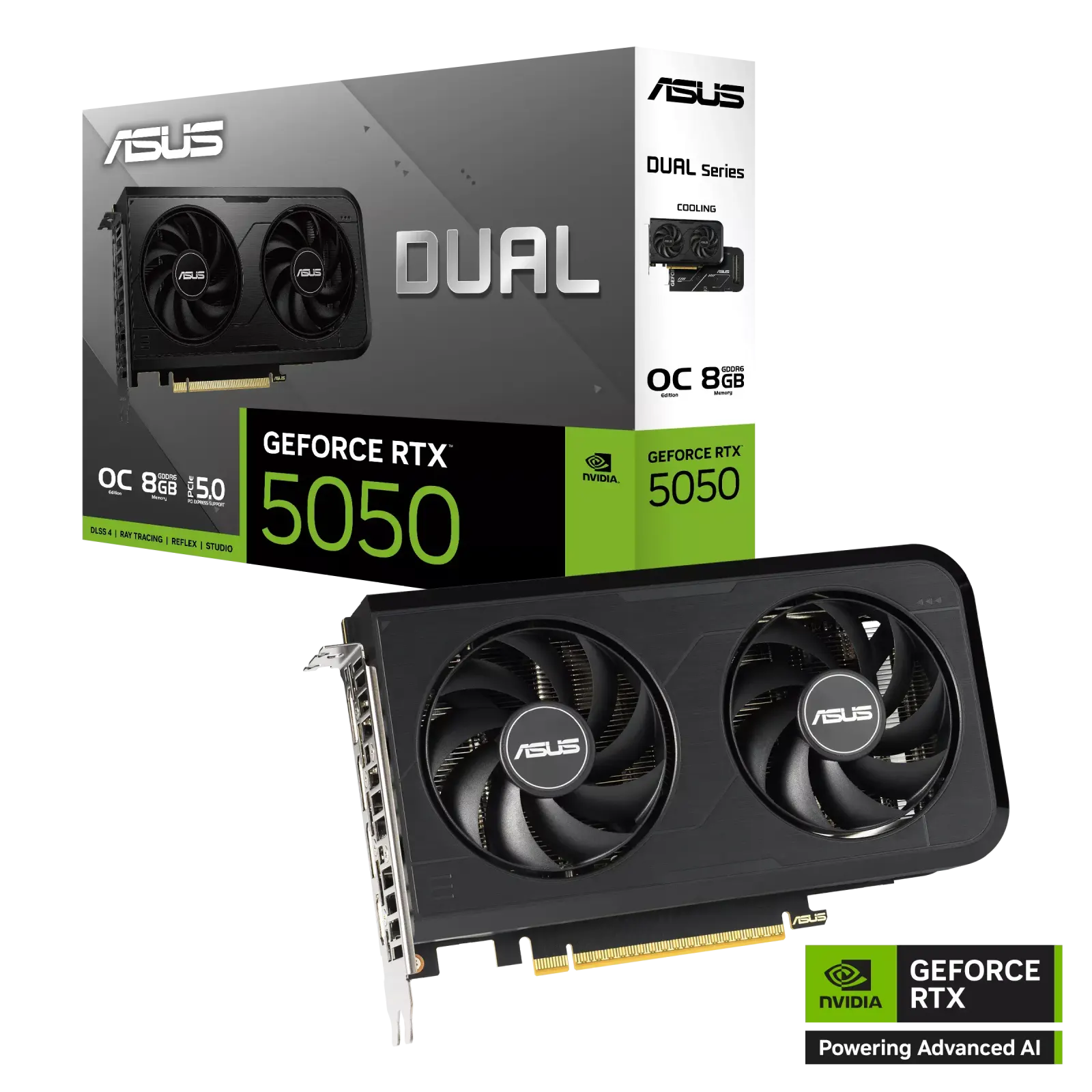 ASUS Dual GeForce RTX™ 5050 8GB GDDR6 OC Edition