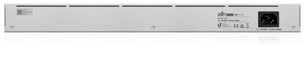 მართვადი PoE სვიჩი - Standard 16 PoE , Ubiquiti USW-16-POE-EU