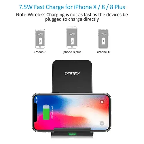 Choetech T524-S 10W Fast Wireless Charging Stand