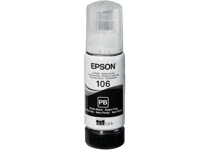 EPSON, 106 Photo Black Ink Bottle C13T00R140