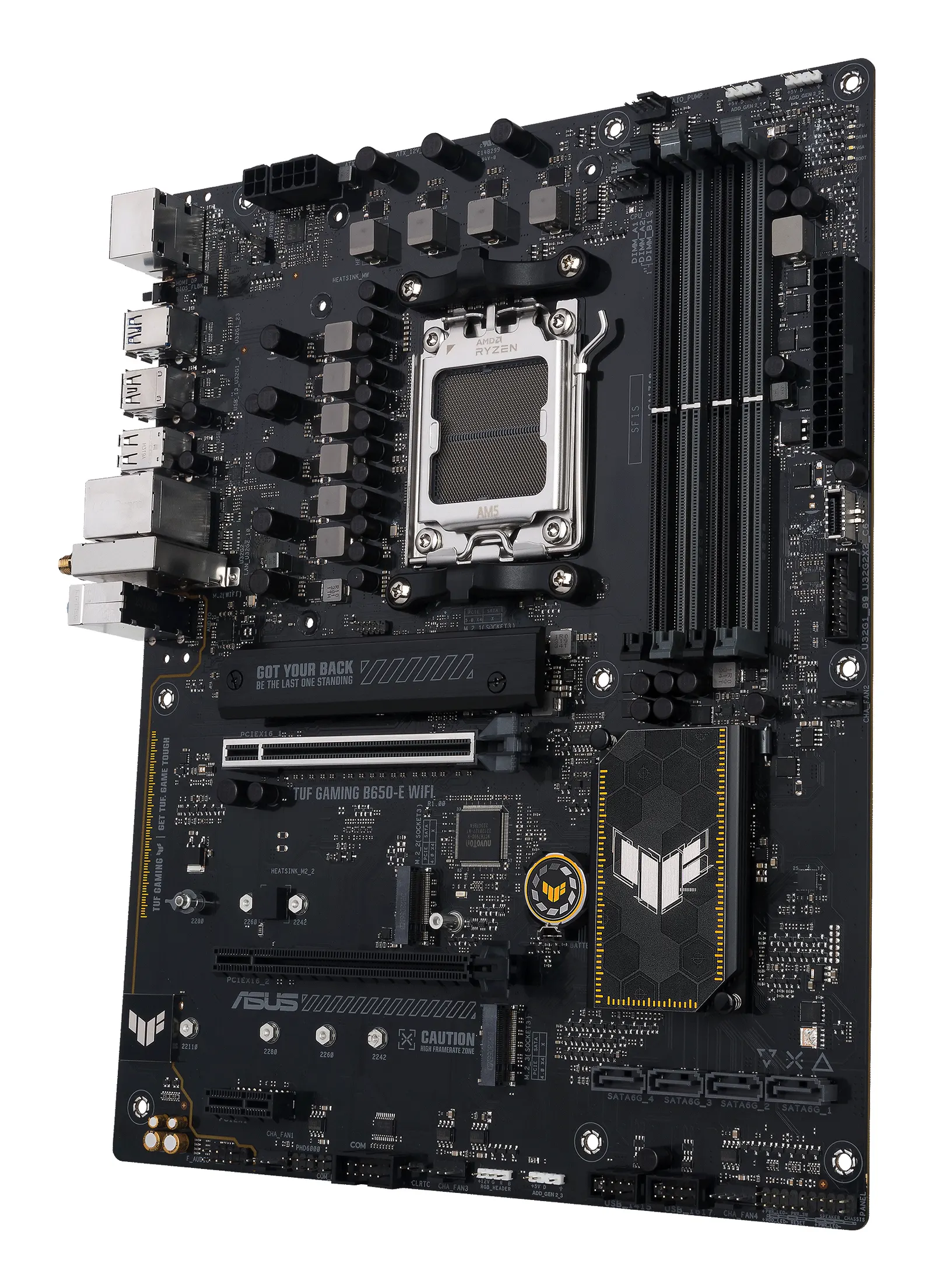 ASUS Motherboard TUF GAMING B650-E WIFI sAM5 B650 4xDDR5 M.2 USB HDMI DP WiFi BT ATX
