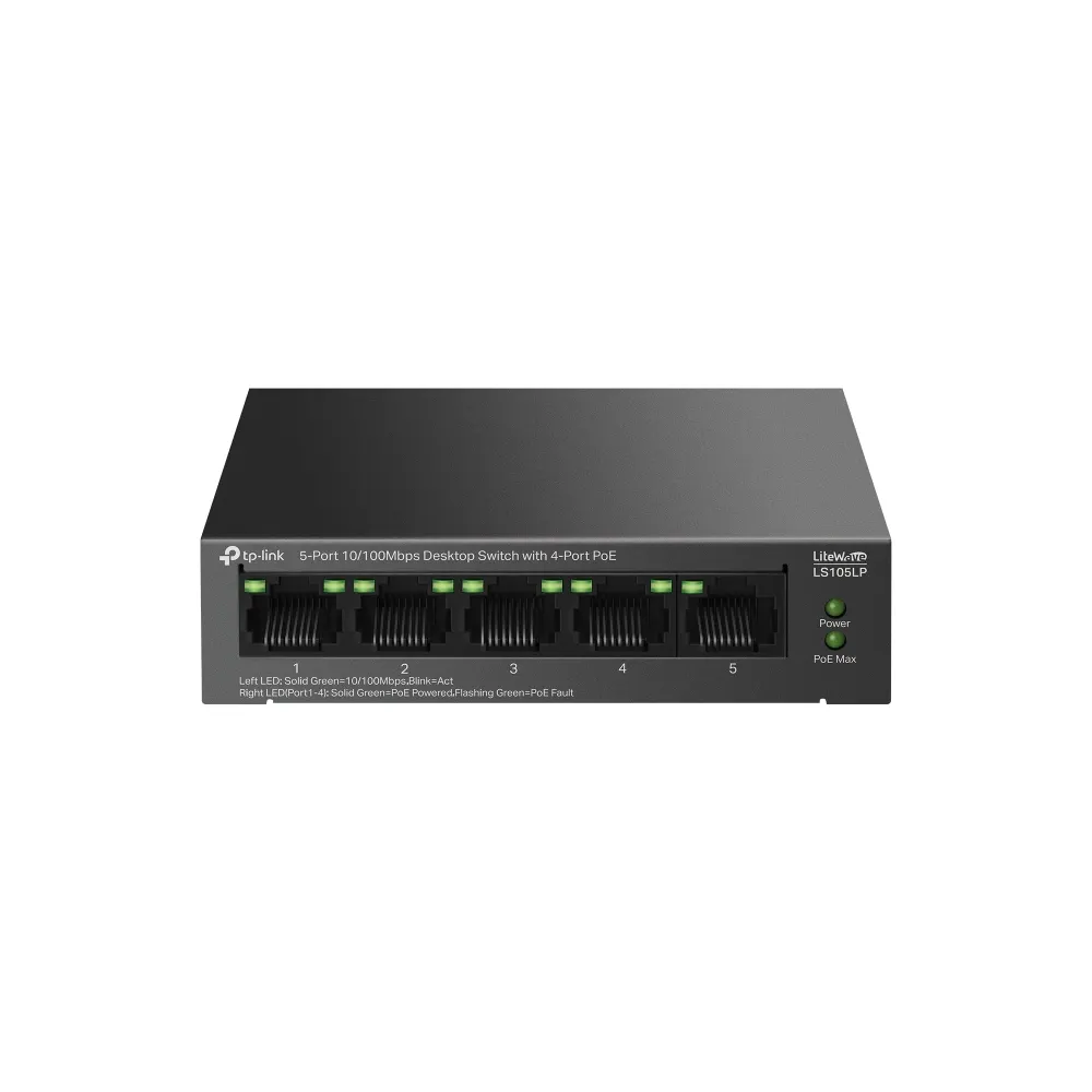 TP-Link LS105LP 5-Port Switch PoE+