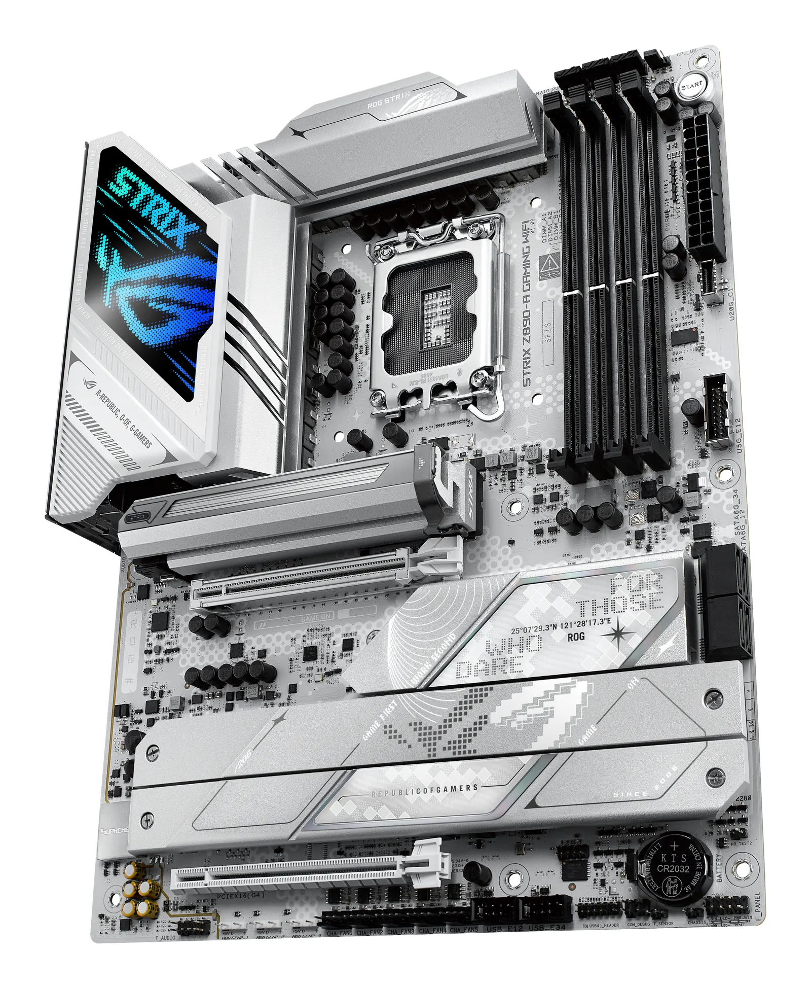 დედაპლატა ASUS Motherboard ROG STRIX Z890-A GAMING WIFI s1851 Z890 4xDDR5 M.2 DP HDMI Wi-Fi BT ATX