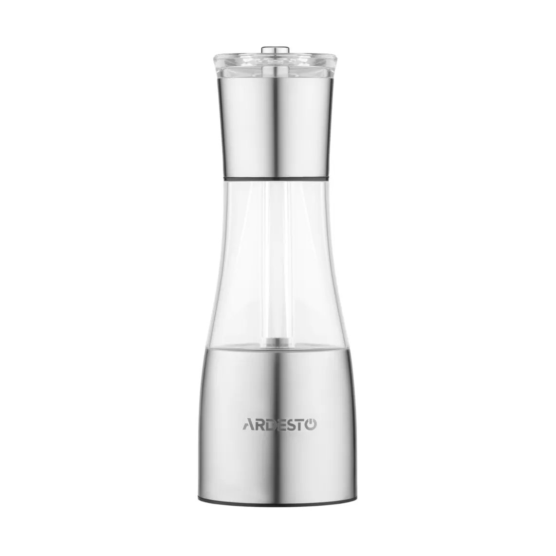 სამარილე Salt and pepper mill 2 in 1 ARDESTO Gemini, 140ml, acryl, stainless steel, transparent