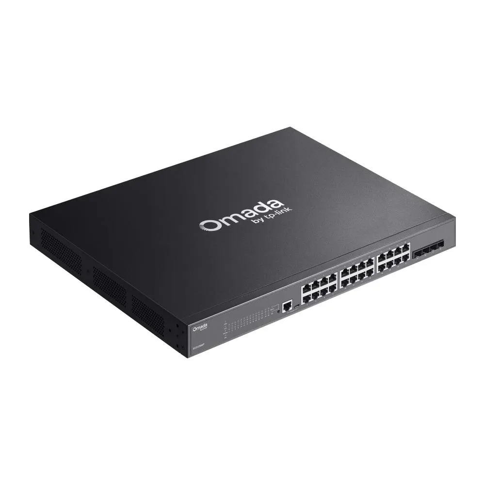 SG3428MP, TP-Link, Switch, JetStream 28-Port Gigabit L2 Managed Switch with 24-Port PoE+.