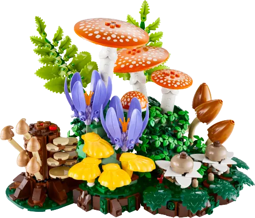 კონსტრუქტორი LEGO Botanicals Woodland Mushrooms 11505