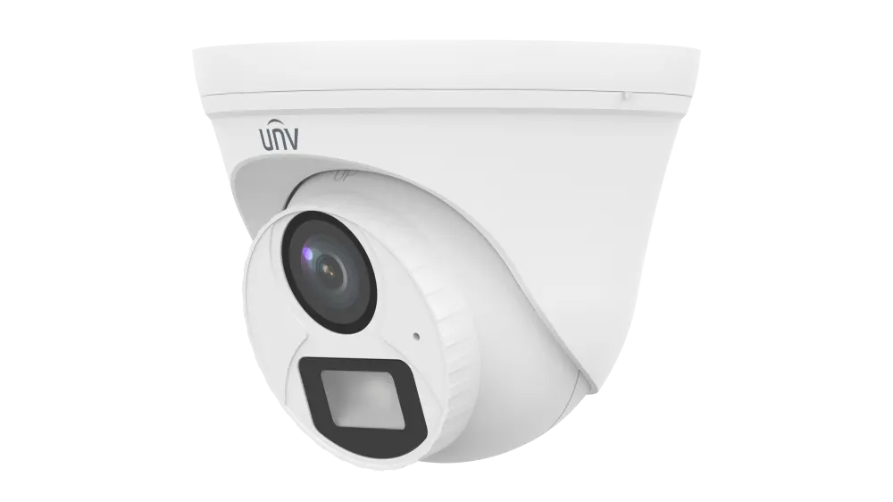 Analog Camera 2MP 2.8mm, Turret, ColorHunter Warm Light, Mic, Uniview UAC-T112-AF28-W