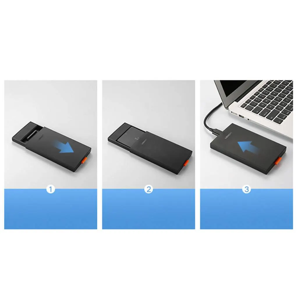 CM237 UGREEN (60353) HDD Enclosure 2.5 SATA to USB 3.0 Hard Enclosure for SSD Drive HDD