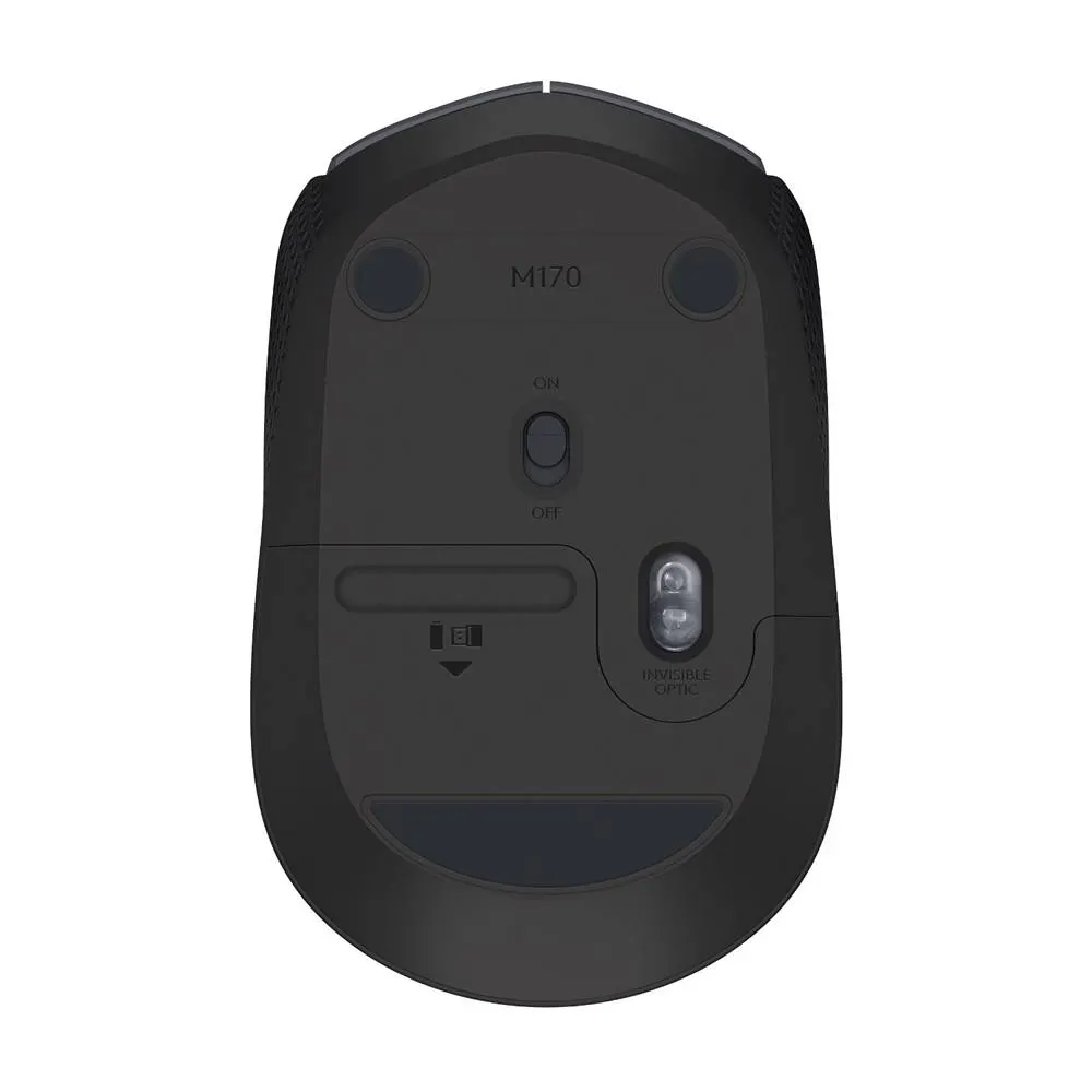 მაუსი Logitech Wireless Mouse M170 EMEA- GREY