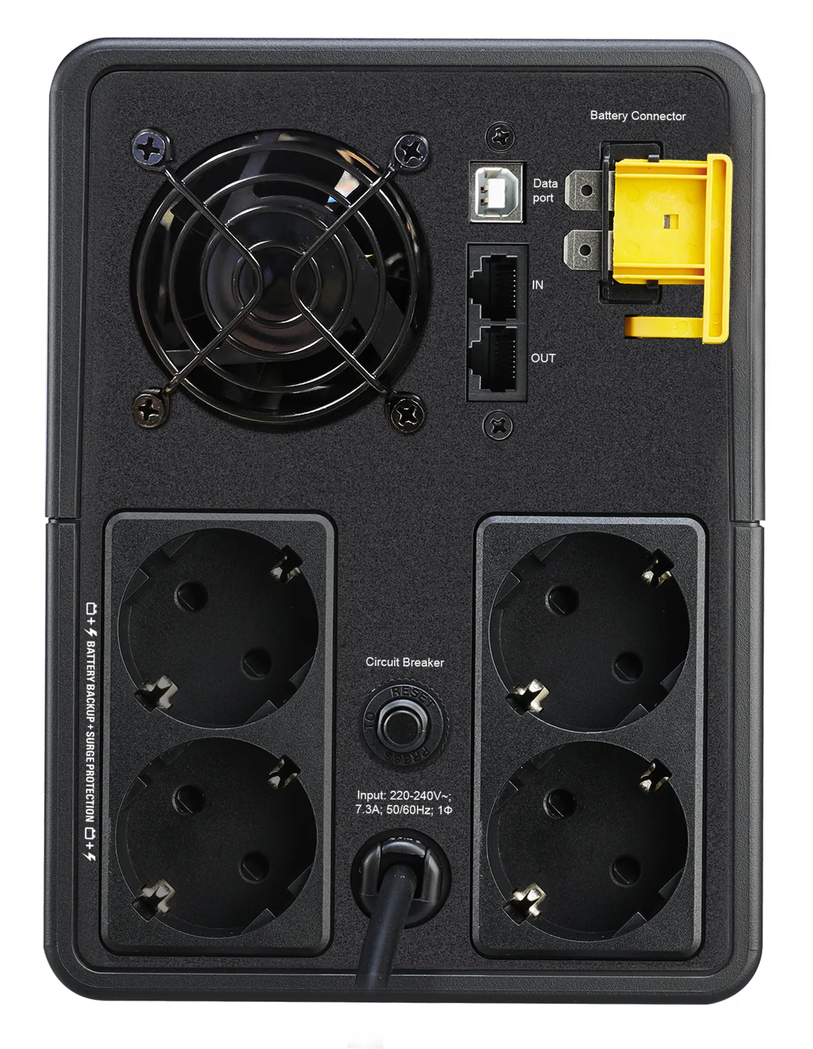 Line-Interactive ტიპის UPS APC Back-UPS 1600VA, 230V, AVR, Schuko Sockets