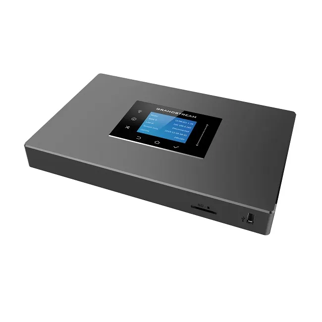 Grandstream UCM6301, IP PBX appliance, 1 FXO ports, 1 FXS ports, Dual GigE RJ45 Ethernet ports with PoE Plus
