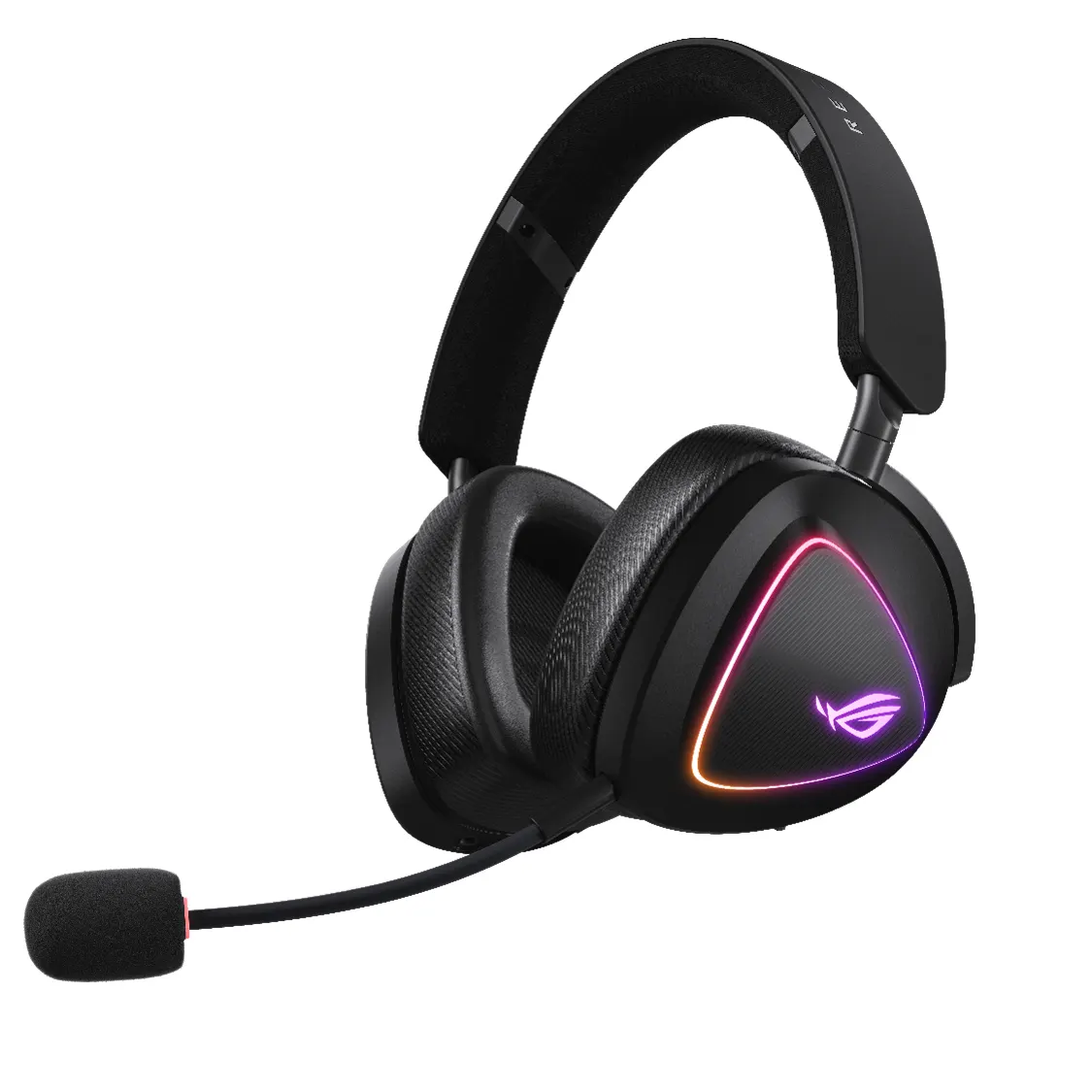 ყურსასმენი Headset ASUS ROG Delta II, 3.5mm/BT/WL, RGB, 2m, black
