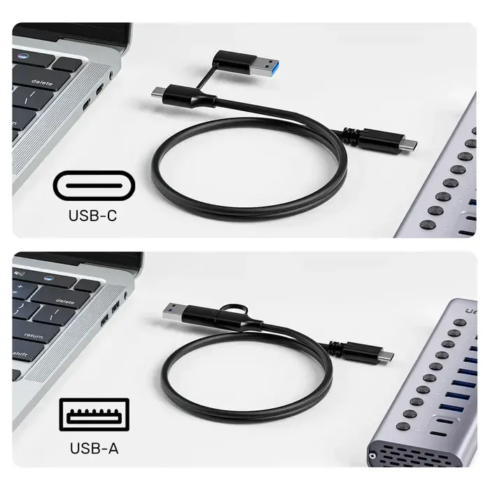 H1315B, UNITEK, USB HUB, 10-in-1 USB-C 5Gbps Hub.