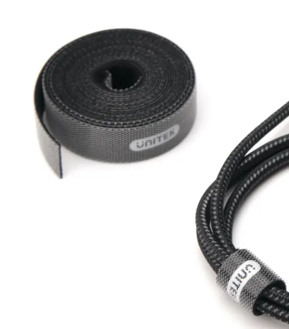 OT142BK, UNITEK, 5M.Reusable Cable Organizer
