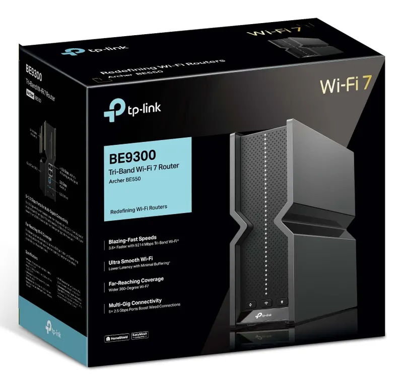 TP-Link BE9300 Tri-Band Wi-Fi 7