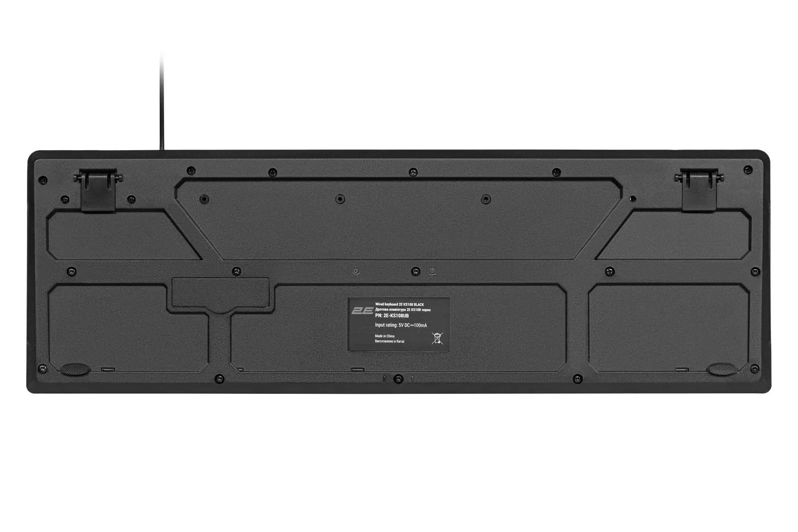 კლავიატურა-მაუსი 2E Combo keyboard and mouse MK401 USB-A, EN/UK, black