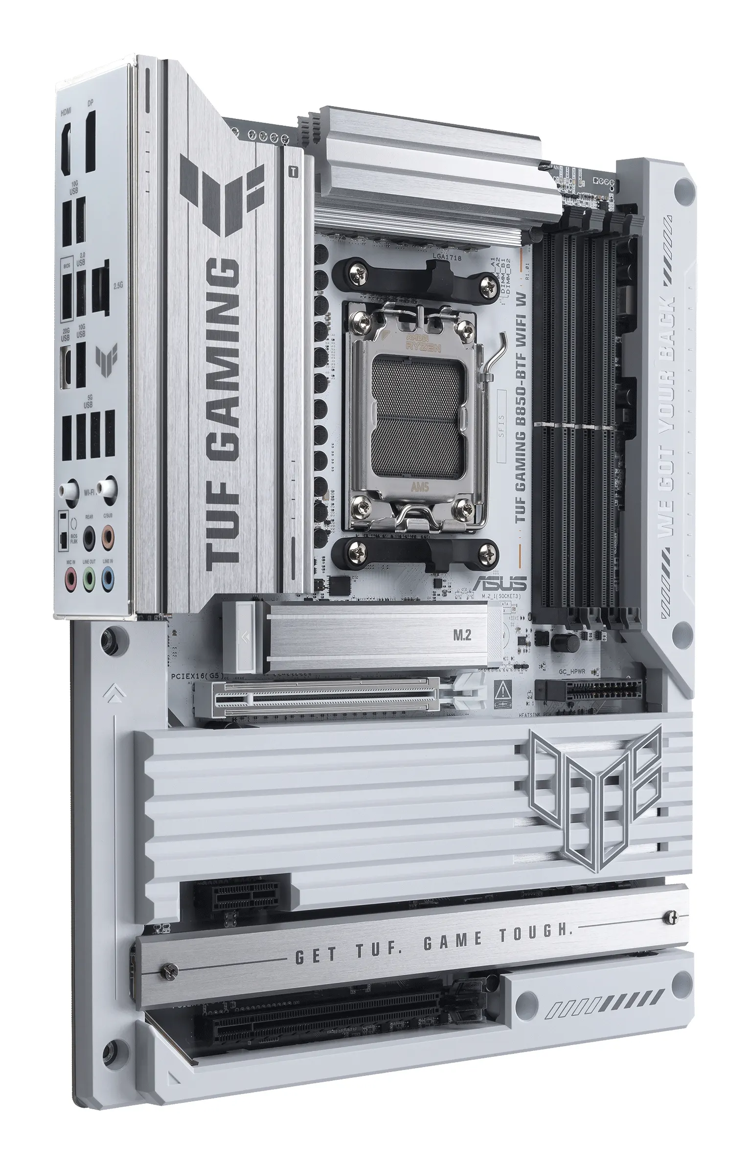 დედაპლატა ASUS Motherboard TUF GAMING B850-BTF WIFI W sAM5 B850 4xDDR5 M.2 HDMI DP Wi-Fi BT ATX BTF