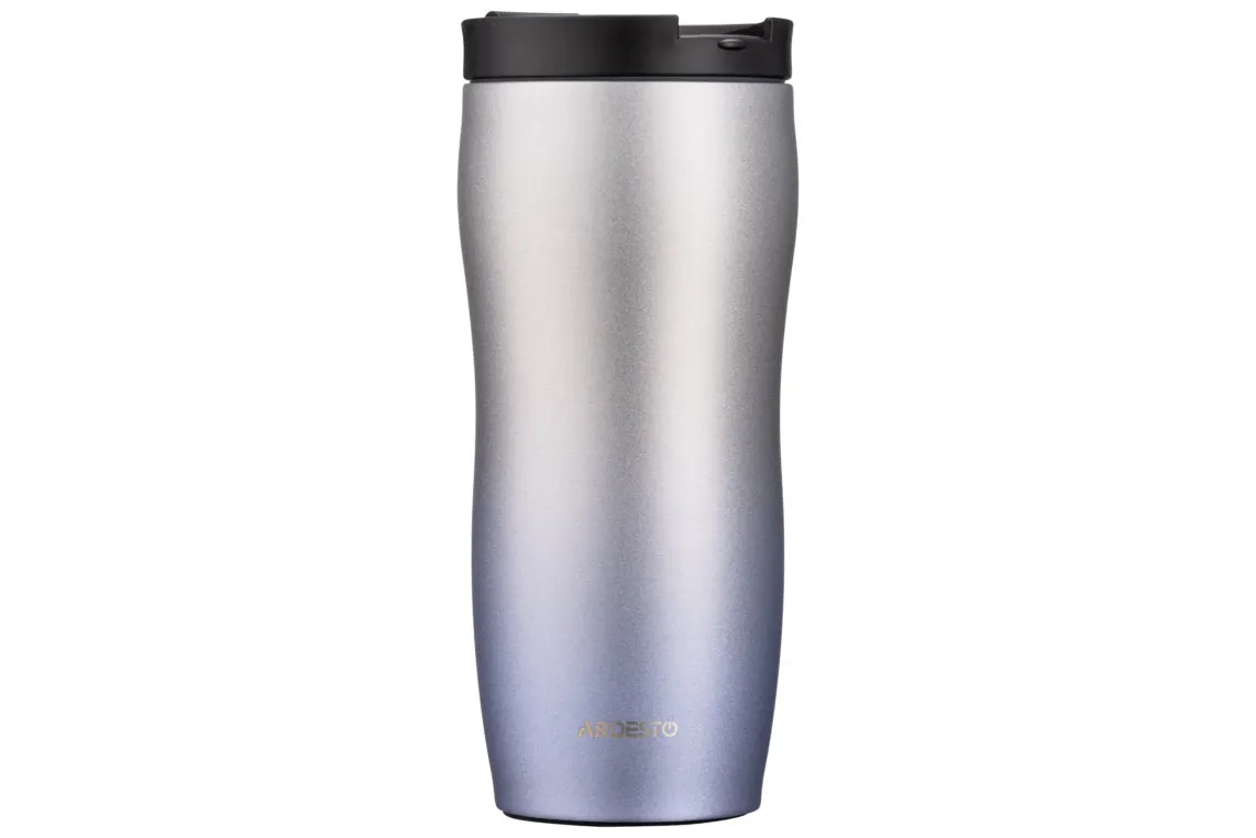 თერმოჭიქა Ardesto Travel mug Metallic, 450ml, stainless steel, blue