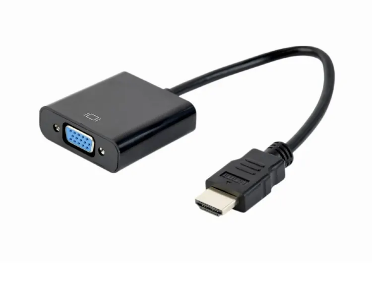 ადაპტერი Gembird A-HDMI-VGA-04 HDMI to VGA adapter 0.15m Black