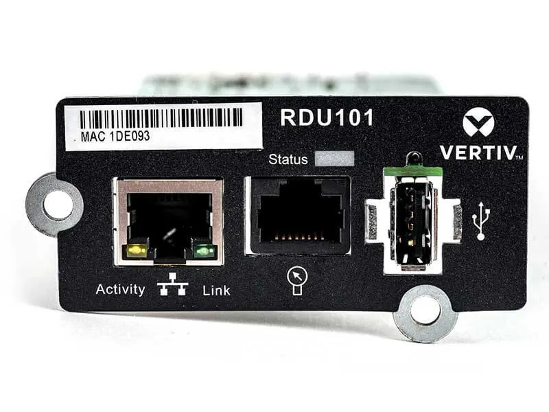 UPS აქსესუარი Vertiv™ Liebert® Intellislot RDU101 Communications Card