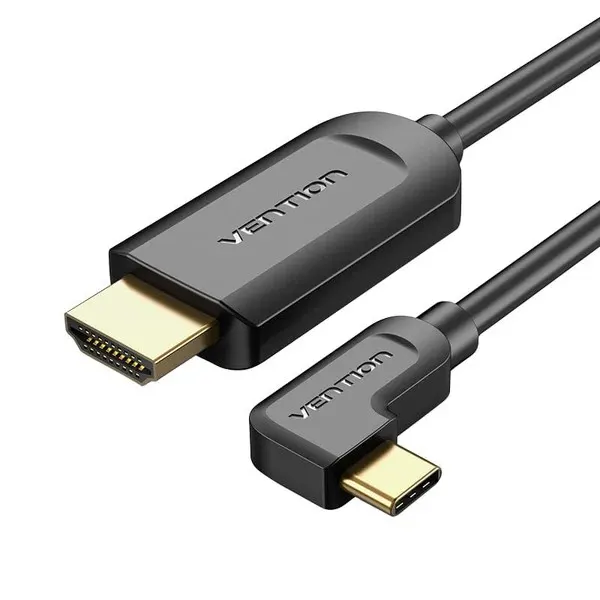 ვიდეო კაბელი VENTION Type-C to HDMI Right Angle Cable 1.5M