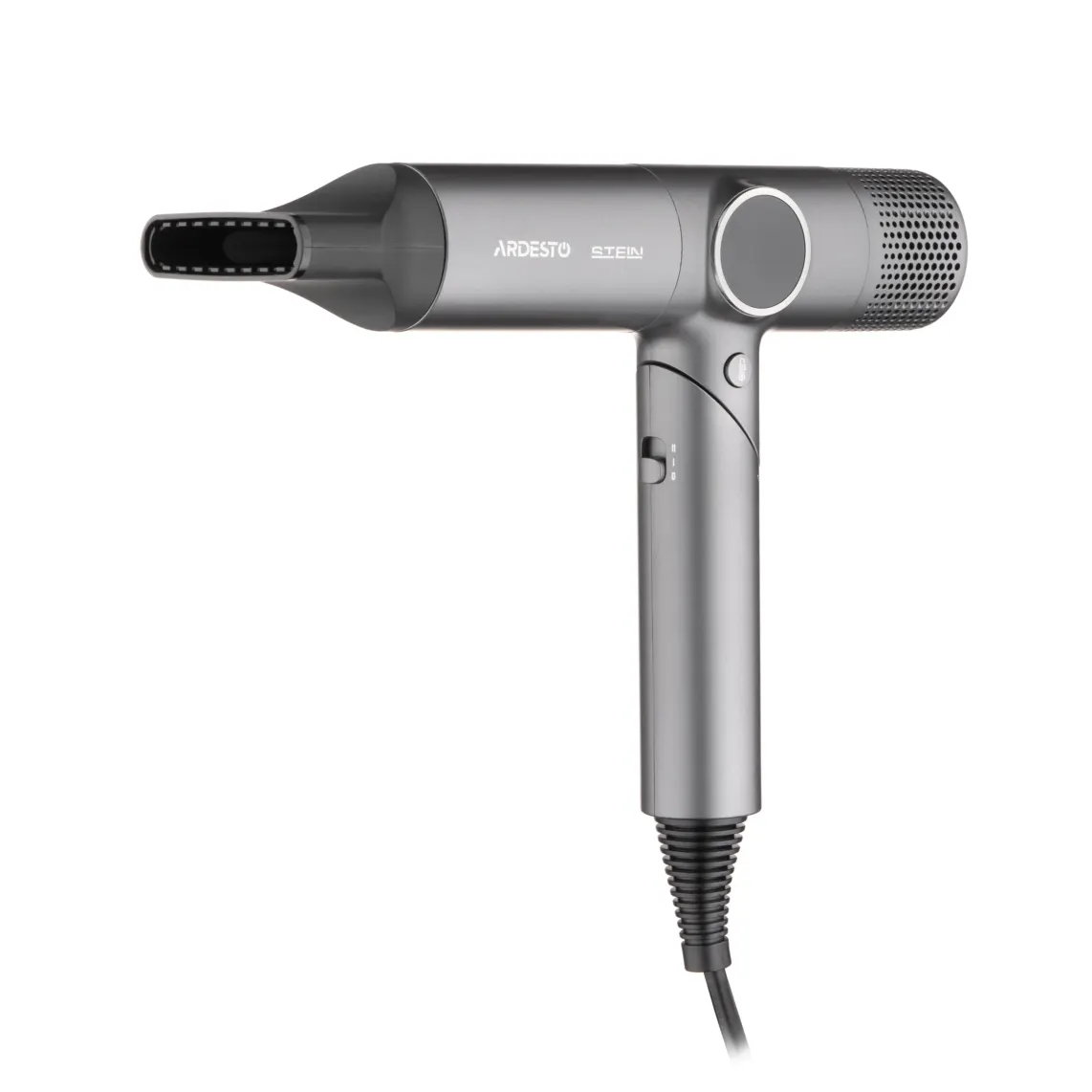 Ardesto Hair Dryer Stein, 1600W, 2 speeds, 4 heat setting, gray