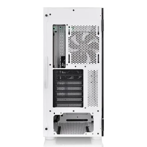 Thermaltake, H590 TG Snow ARGB Mid Tower Chassis Case White.