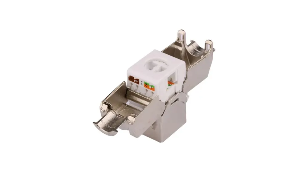 ქისტონი CAT6 FTP 180°, NEX KJ-CAT6-FTP-180