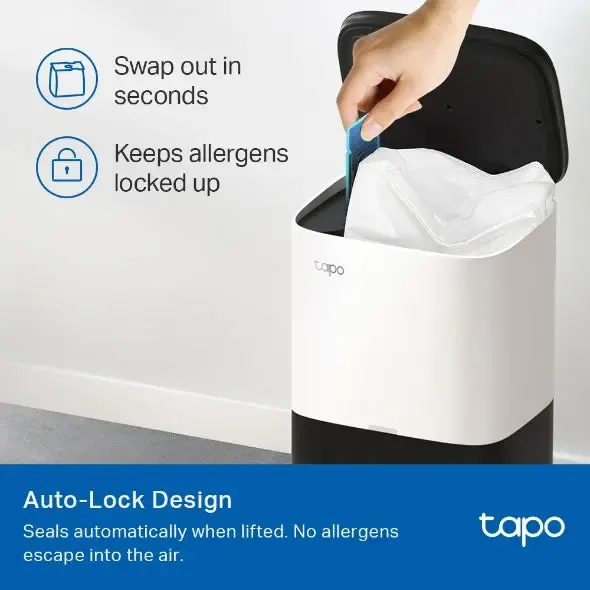 TP-Link, Tapo RVA200, Robot Vacuum Disposable Dust Bag (3 Pcs)