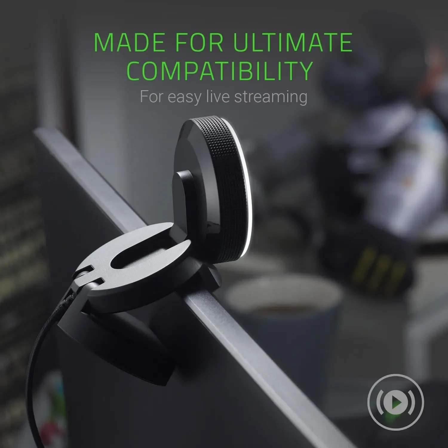 Razer, KIYO Webcam Black/White